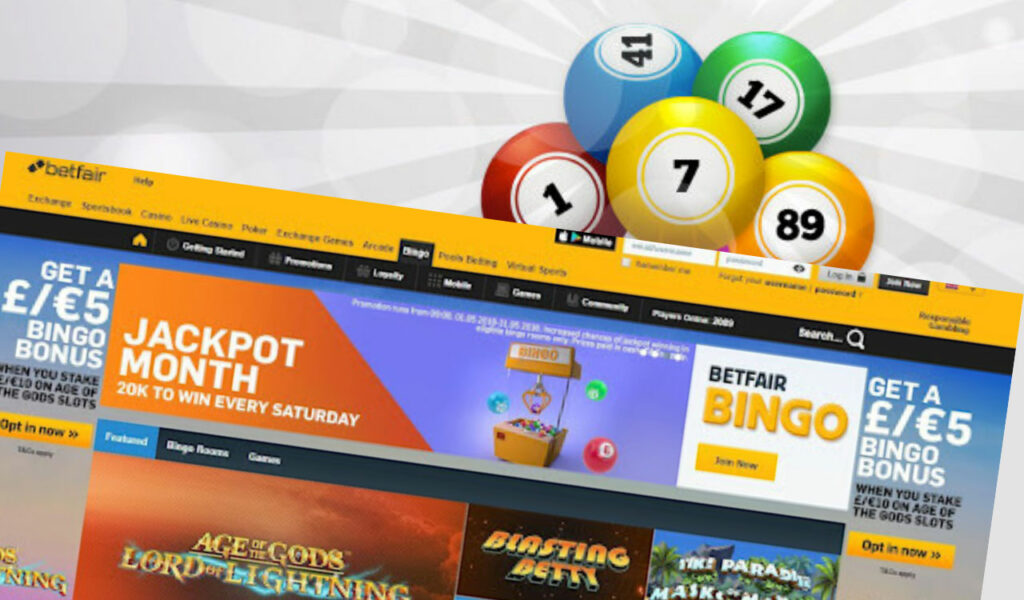 Betfair Bingo website